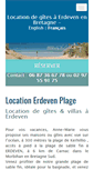 Mobile Screenshot of location-erdeven-plage.com