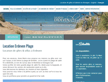 Tablet Screenshot of location-erdeven-plage.com